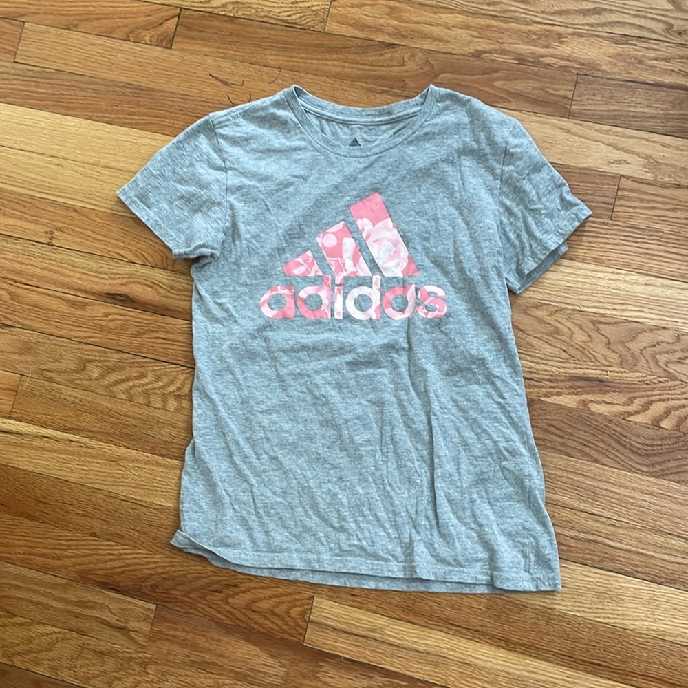 Gray adidas tshirt